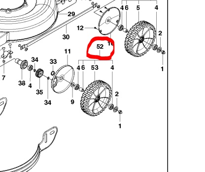 Wheel in the group  at Motorsågsbutiken (2956670-03)