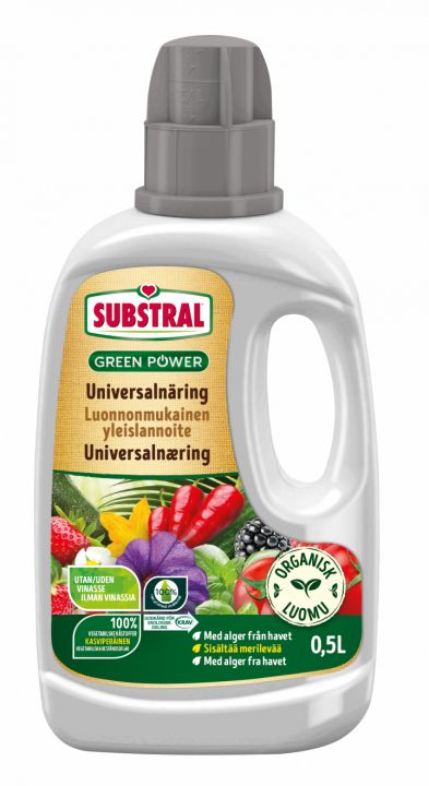 Substral Organic Universal Nutrition 500Ml 41953 in the group Forest and Garden Products / Grass seeds and fertilizer / Cultivation at Motorsågsbutiken (41953)