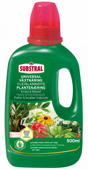 Substral Universal Nutrition 500Ml 41957 in the group Forest and Garden Products / Grass seeds and fertilizer / Cultivation at Motorsågsbutiken (41957)
