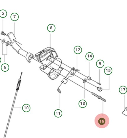 Shoulder 5010202-01 in the group  at Motorsågsbutiken (5010202-01)