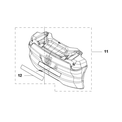 Bumper Assy in the group Automower 430X - 2021 at Motorsågsbutiken (5010650-01)