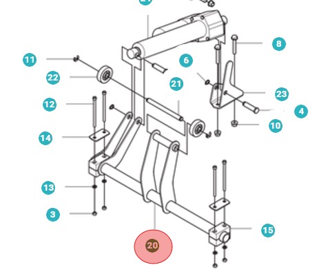 Link Arm 5010661-01 in the group  at Motorsågsbutiken (5010661-01)