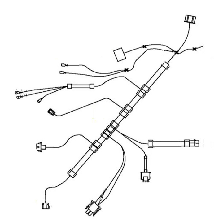 Wiring 5011332-01 in the group  at Motorsågsbutiken (5011332-01)
