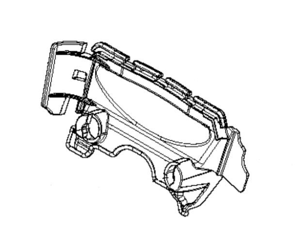 Protection 5011820-01 in the group Husqvarna Chainsaw 5-series / Spare parts Husqvarna 565 chainsaw at Motorsågsbutiken (5011820-01)