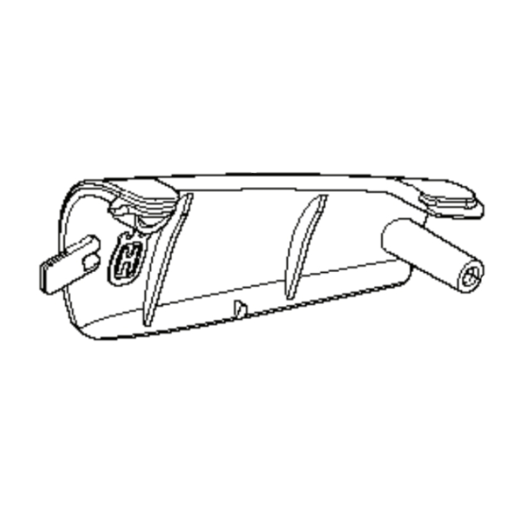 Handle Inserts 5024468-01 in the group Husqvarna Chainsaw 1-series / Spare parts Husqvarna 135 chainsaw at Motorsågsbutiken (5024468-01)