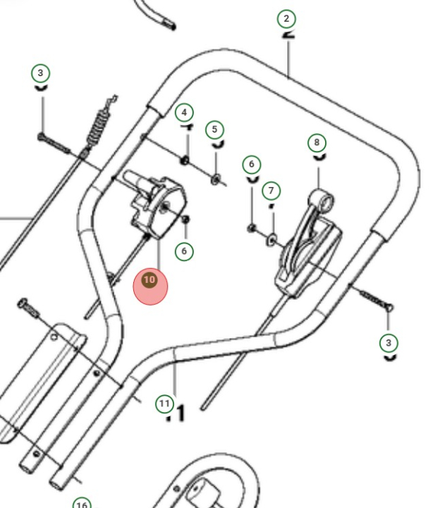 Throttle Control 5033127-02 in the group  at Motorsågsbutiken (5033127-02)
