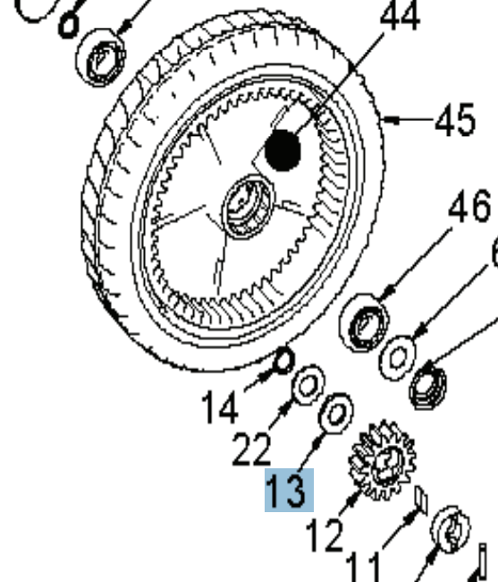 Sliding washer Brilliant in the group  at Motorsågsbutiken (5033269-01)