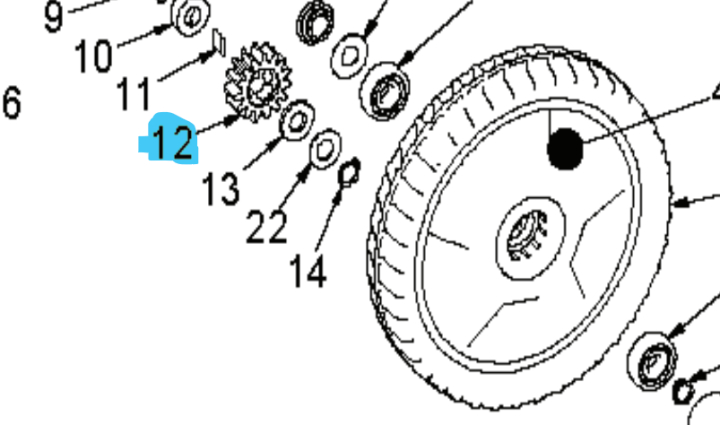 Drive gear Vx Brilliant in the group  at Motorsågsbutiken (5033270-01)