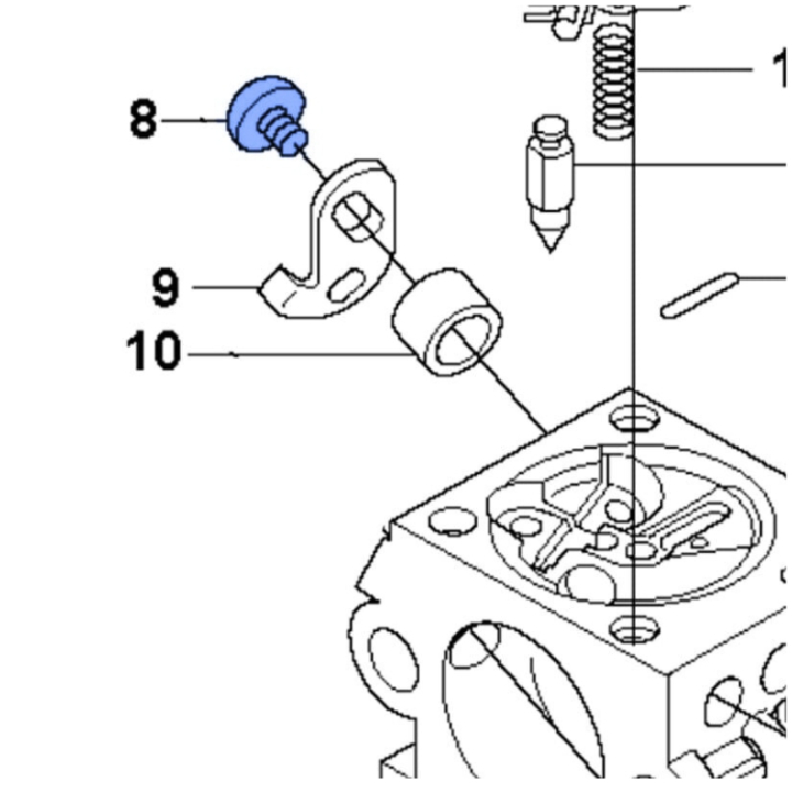 Screw Choke Control 5034790-01 in the group Husqvarna Chainsaw 4-series / Spare parts Husqvarna 450/E chainsaw at Motorsågsbutiken (5034790-01)