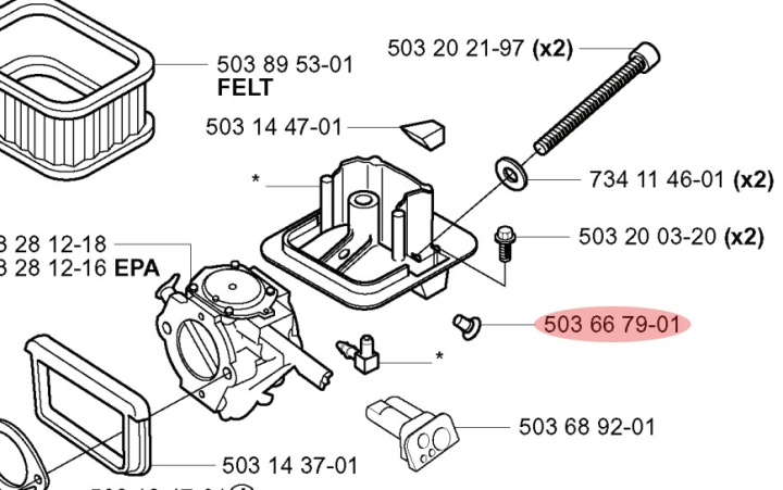Implementation 5036679-01 in the group at Motorsågsbutiken (5036679-01)
