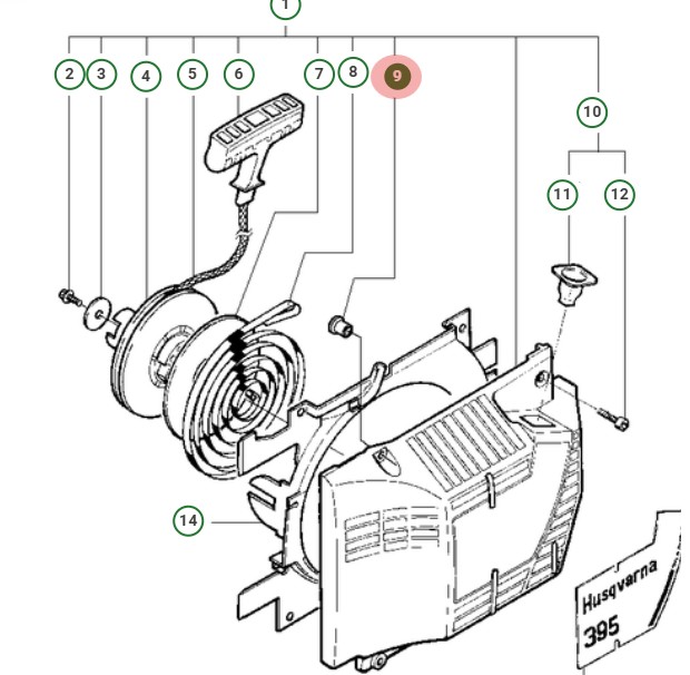 Socket 5038420-01 in the group  at Motorsågsbutiken (5038420-01)