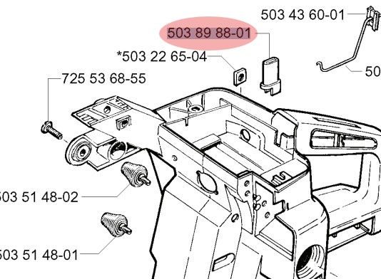 Socket 5038988-01 in the group  at Motorsågsbutiken (5038988-01)