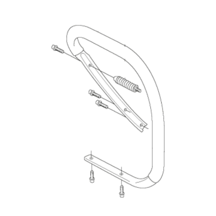 Handle Front Kpl 5039866-02 in the group  at Motorsågsbutiken (5039866-02)