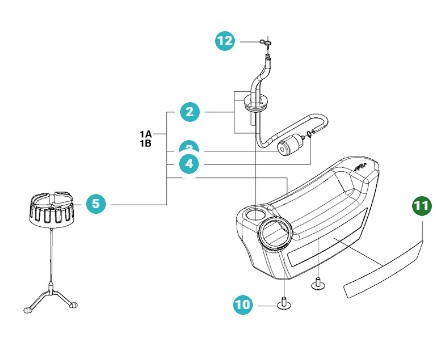 Tank Decal 5041178-02 in the group  at Motorsågsbutiken (5041178-02)