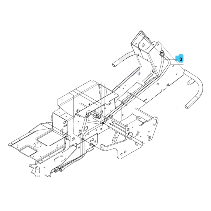 Hydraulic Pipe 5042103-01 in the group  at Motorsågsbutiken (5042103-01)