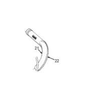 Plastic handle Red Left in the group at Motorsågsbutiken (5044654-01)