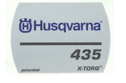 Decal 5045468-01 in the group Husqvarna Chainsaw 4-series / Spare parts Husqvarna 435/E chainsaw at Motorsågsbutiken (5045468-01)