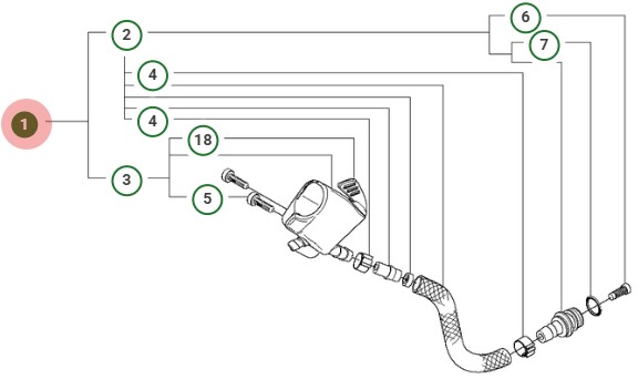 Hose Kit 5050955-03 in the group  at Motorsågsbutiken (5050955-03)