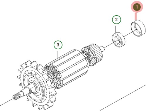 Rubber Bushing 5055303-14 in the group  at Motorsågsbutiken (5055303-14)