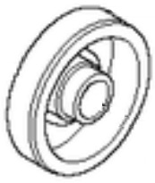 Wheel 5062622-02 in the group  at Motorsågsbutiken (5062622-02)