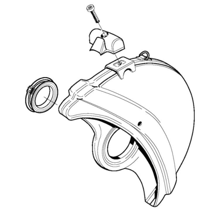 Blast protection Kpl Chrome 12 in the group  at Motorsågsbutiken (5063405-01)