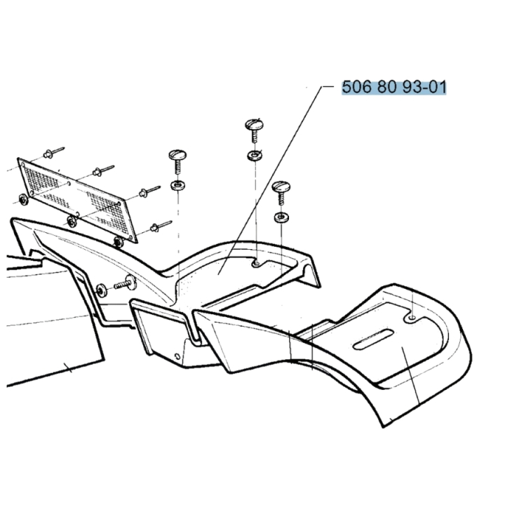 Foot mat, left, in the group  at Motorsågsbutiken (5068093-01)