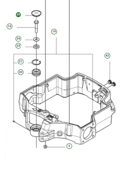 Cap Dust Clear Zinc in the group  at Motorsågsbutiken (5100340-03)