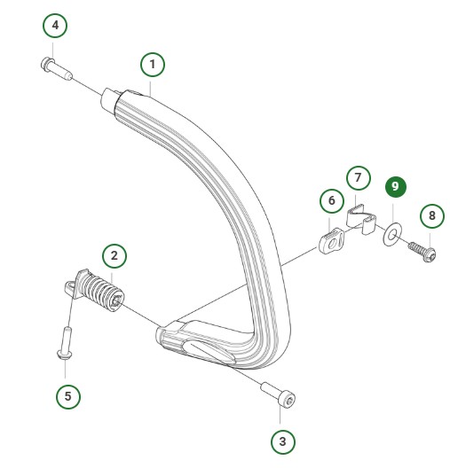Washer 0164020508 in the group  at Motorsågsbutiken (5160769-01)