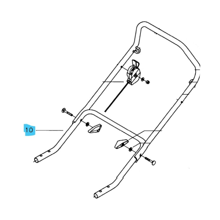 Handlebar, Lower in the group  at Motorsågsbutiken (5166358-11)