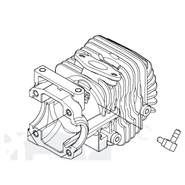 Cylinder Comp 5215532-01 in the group at Motorsågsbutiken (5215532-01)