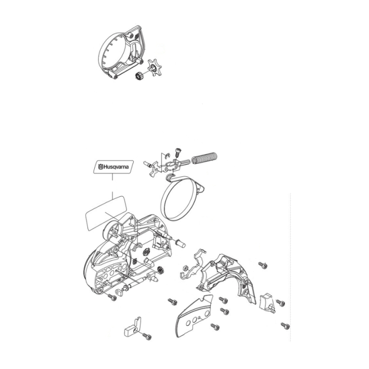 Clutch Cover Kpl 5219259-01 in the group Husqvarna Chainsaw 1-series / Spare parts Husqvarna 135 chainsaw at Motorsågsbutiken (5219259-01)