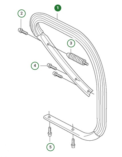 Front handle assembly not heated in the group  at Motorsågsbutiken (5224288-03)