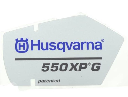 Decal 550 XPG 5230832-04 in the group Husqvarna Chainsaw 5-series / Spare parts Husqvarna 550XP/G/Triobrake at Motorsågsbutiken (5230832-04)
