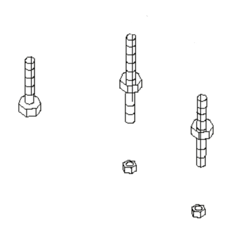 Installation Kit Bolts And Nuts 5295951-01 in the group  at Motorsågsbutiken (5295951-01)