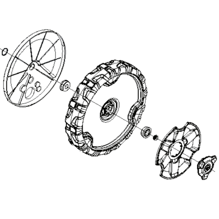 Front Wheel 5295956-01 in the group  at Motorsågsbutiken (5295956-01)