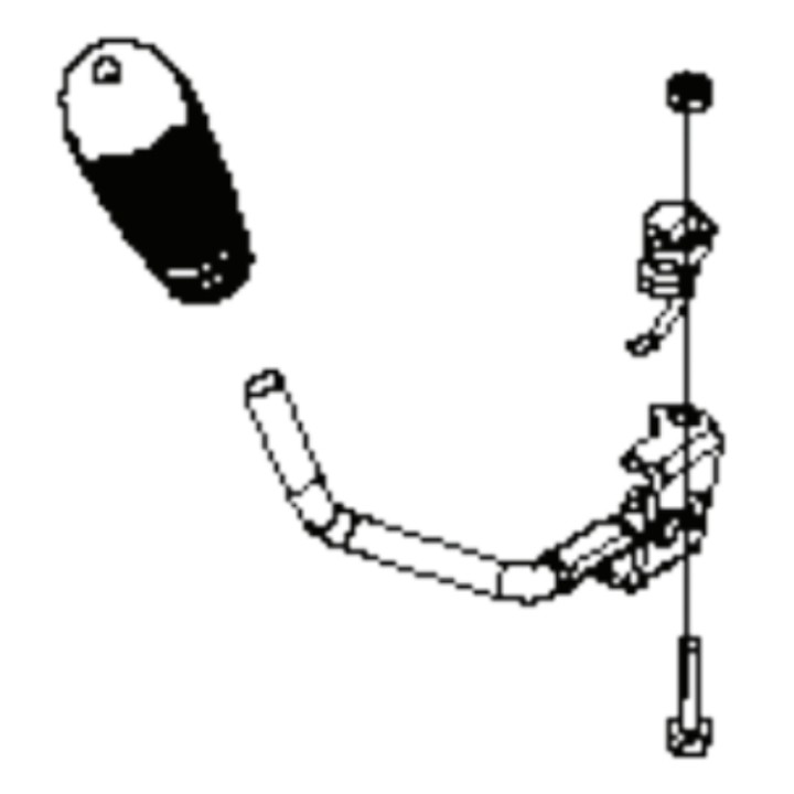 Handle Kit Height Adjustment H 5295957-01 in the group  at Motorsågsbutiken (5295957-01)