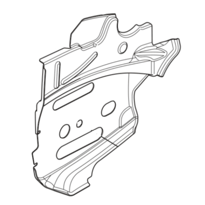 Chain Guide Plate 564Xpg in the group Husqvarna Chainsaw 5-series at Motorsågsbutiken (5298298-01)