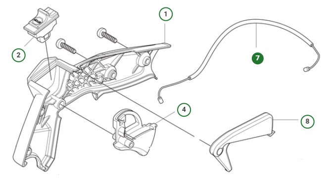 Throttle Cable Assy Th,39Cc in the group  at Motorsågsbutiken (5298352-01)