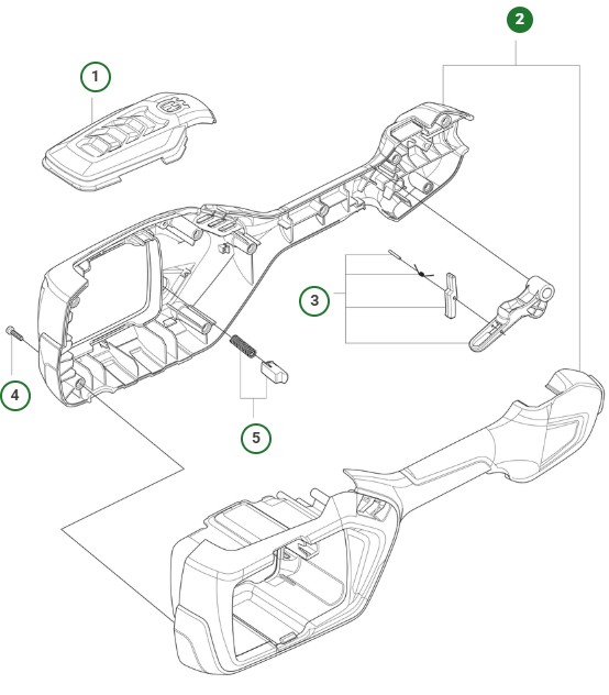 Housing L&R Assy 5299060-01 in the group  at Motorsågsbutiken (5299060-01)