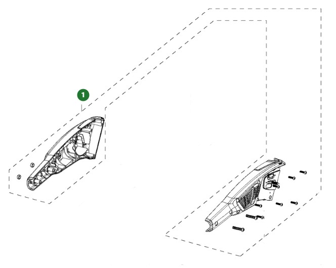 Cover in the group Husqvarna Chainsaw 1-series at Motorsågsbutiken (5311467-14)