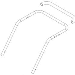 Handle Tube 5311467-58 in the group  at Motorsågsbutiken (5311467-58)