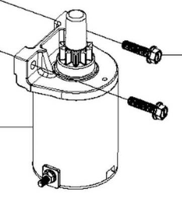 Starter Motor in the group  at Motorsågsbutiken (5311471-30)