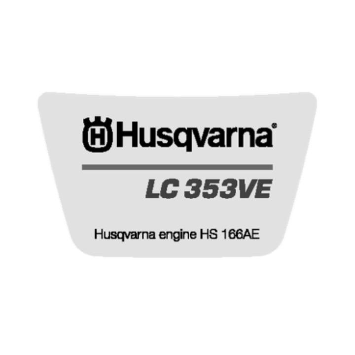 Decal Model Lc 353Ve 5312408-09 in the group  at Motorsågsbutiken (5312408-09)