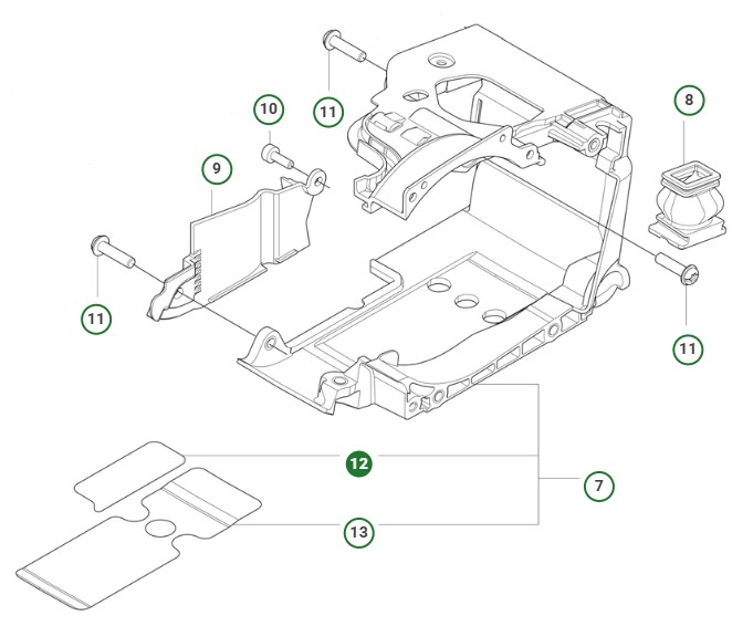 Heat Deflector Cylinder Cover in the group  at Motorsågsbutiken (5314099-01)