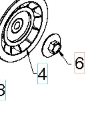 Nut 5324265-89 in the group  at Motorsågsbutiken (5324265-89)