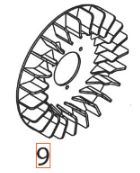 Flywheel Fan 5324292-38 in the group  at Motorsågsbutiken (5324292-38)