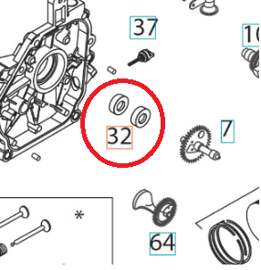 Seal Kit 5324292-83 in the group  at Motorsågsbutiken (5324292-83)