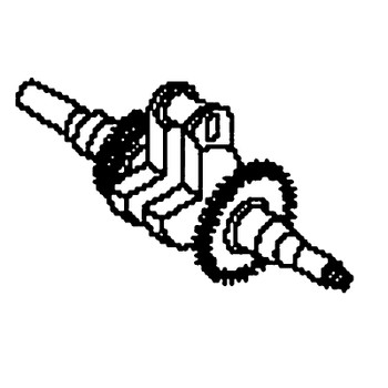 Crankshaft in the group  at Motorsågsbutiken (5324380-09)