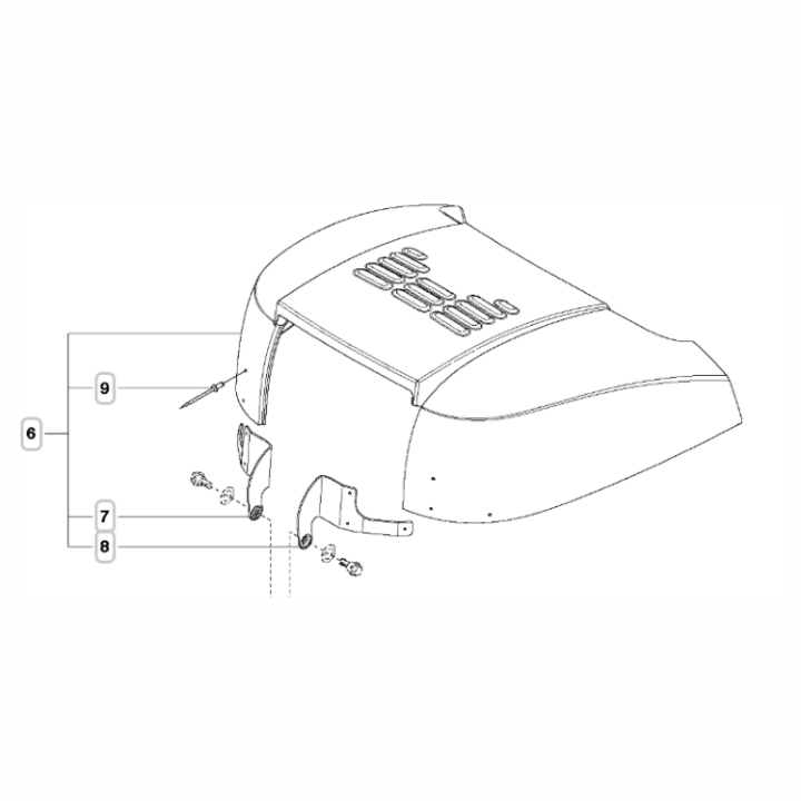 Hood 5354190-06 in the group  at Motorsågsbutiken (5354190-06)
