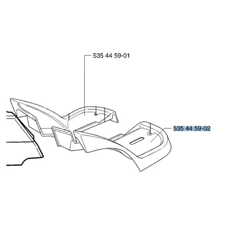 Mat Foot - Right 5354459-02 in the group  at Motorsågsbutiken (5354459-02)